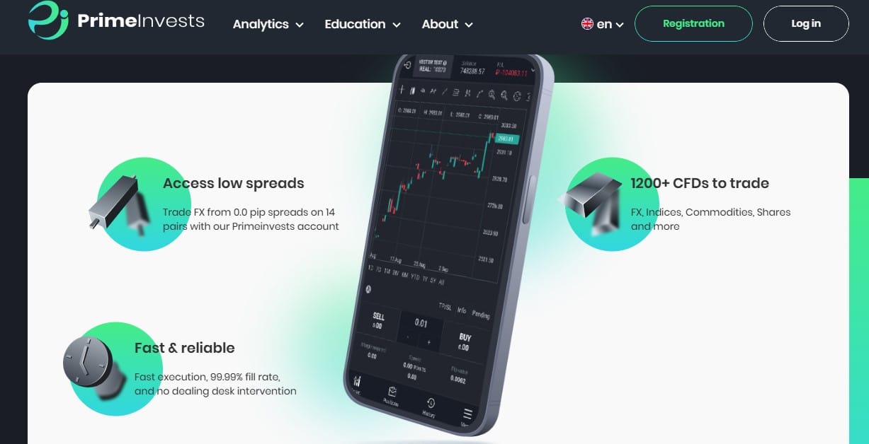 PrimeInvests Trading Platform
